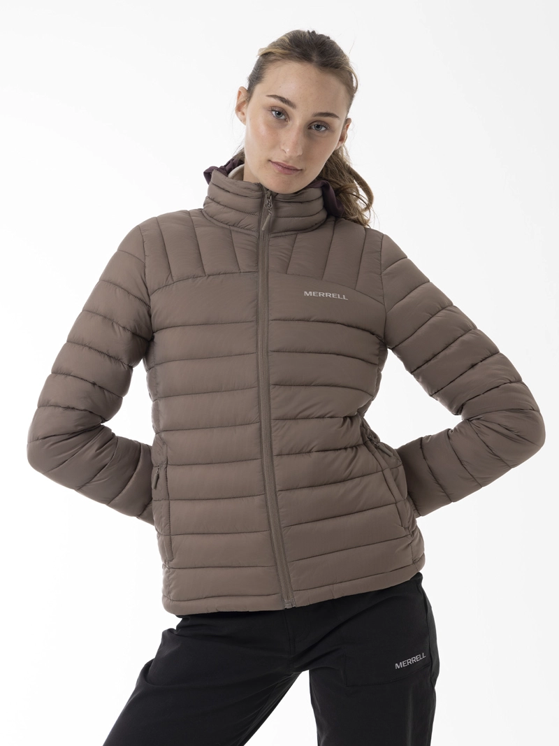 PARKA MUJER CORE QUILTED CAFE  MERRELL - 1