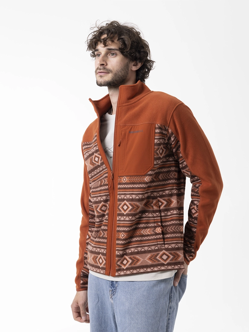 POLAR HOMBRE THERMAL CORE FULL ZIPPER NARANJO MERRELL - 1