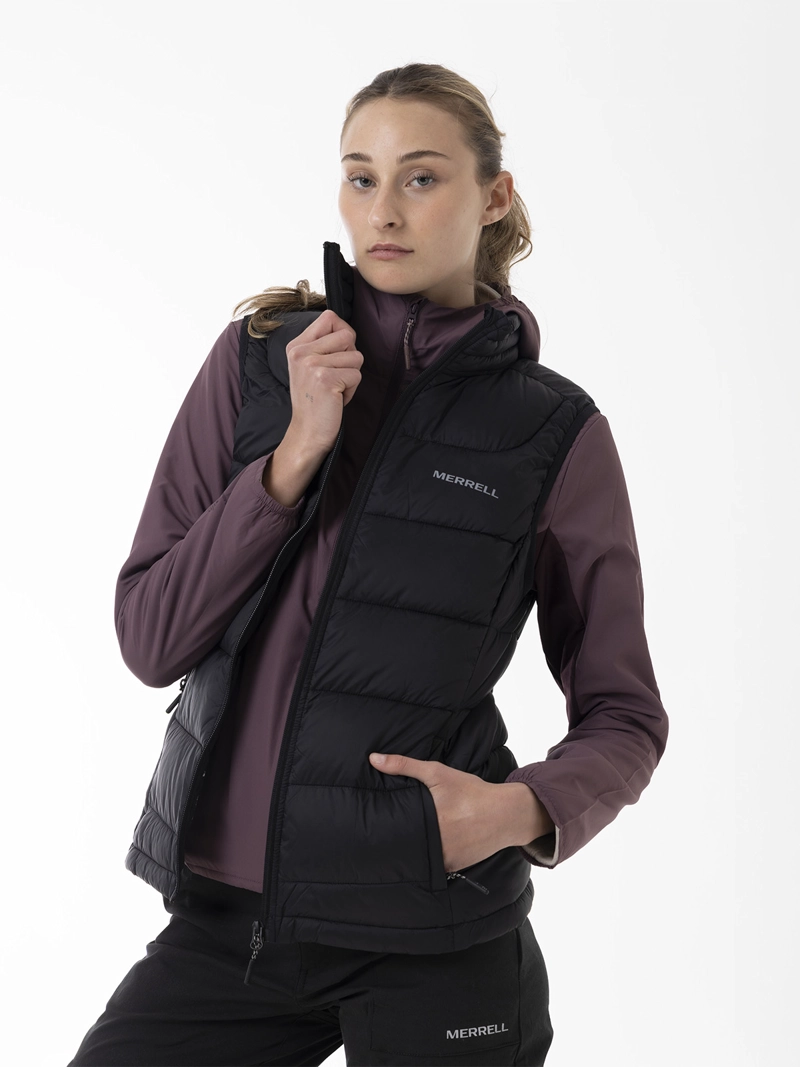 PARKA SIN MANGAS MUJER CORE QUILTED VEST NEGRO MERRELL - 2