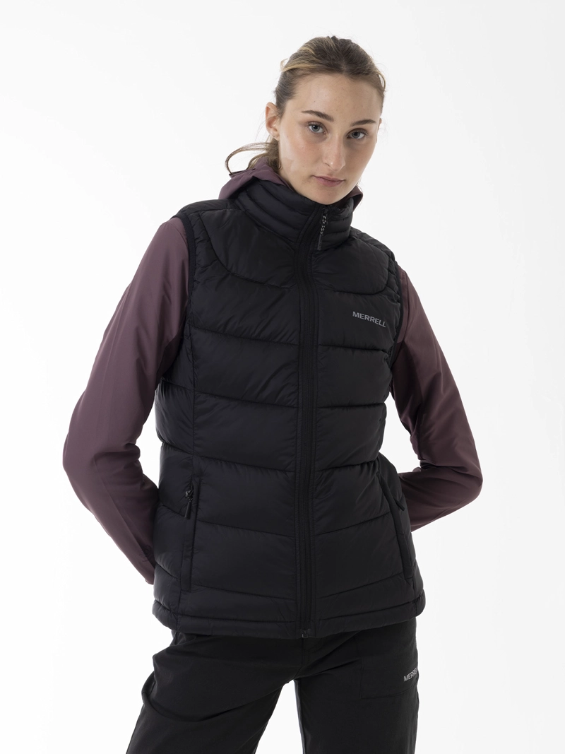 PARKA SIN MANGAS MUJER CORE QUILTED VEST NEGRO MERRELL - 4