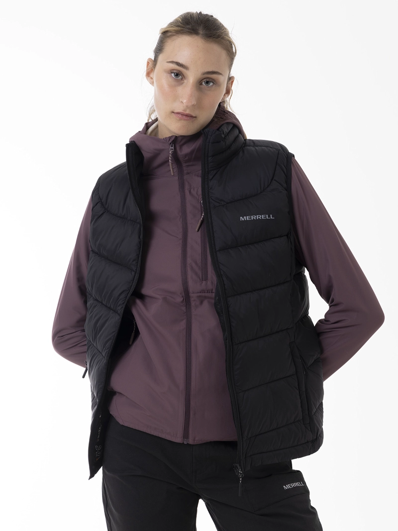 PARKA SIN MANGAS MUJER CORE QUILTED VEST NEGRO MERRELL - 5