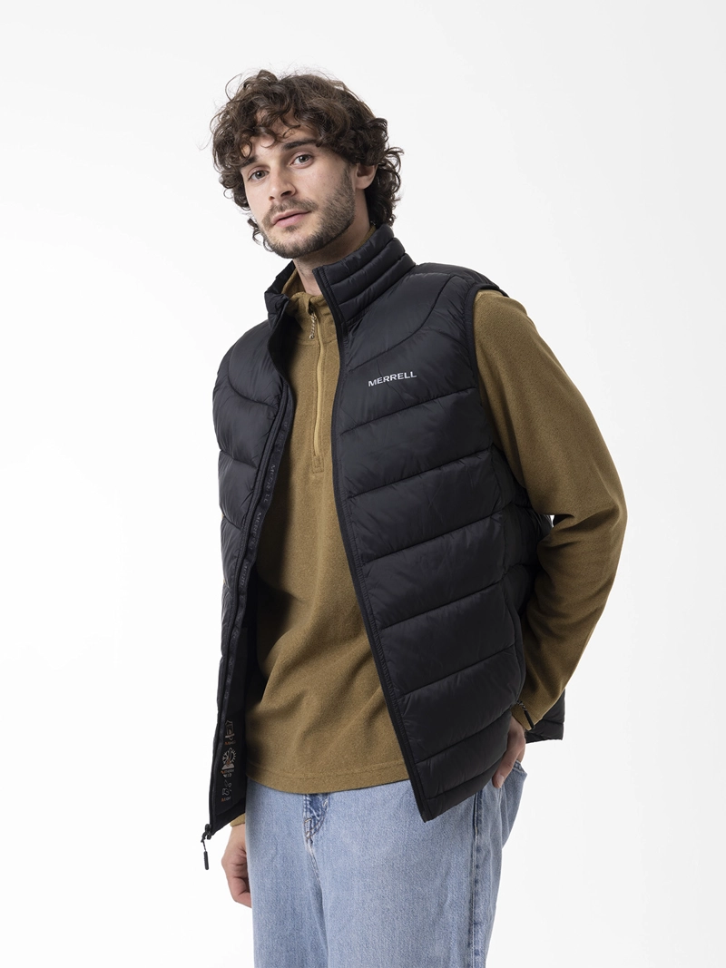 PARKA SIN MANGAS HOMBRE CORE QUILTED VEST NEGRO MERRELL - 2