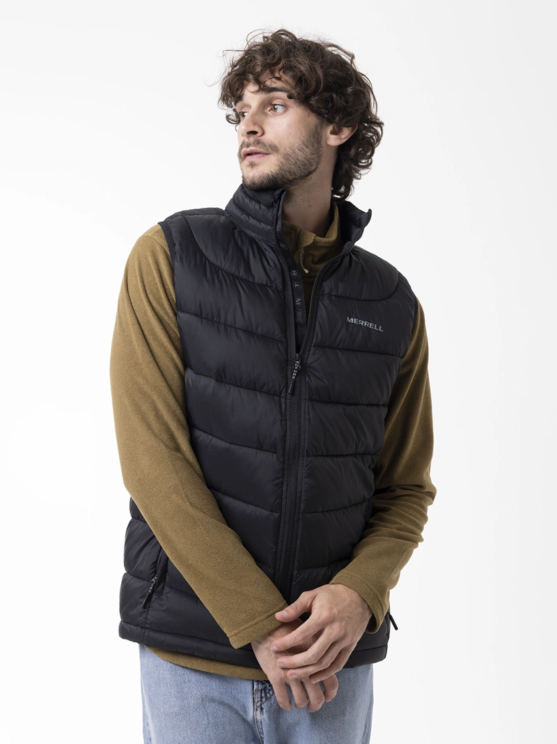 PARKA SIN MANGAS HOMBRE CORE QUILTED VEST NEGRO MERRELL - 4