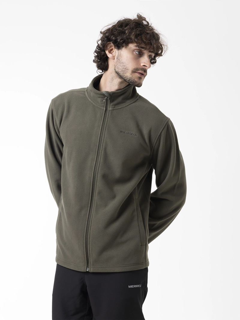 POLAR HOMBRE CORE FULL ZIPPER VERDE MERRELL - 1