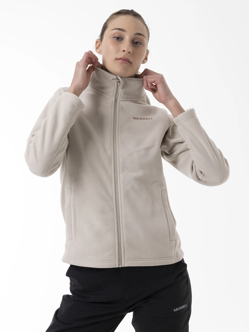 POLAR MUJER CORE FULL ZIPPER BEIGE MERRELL - 2