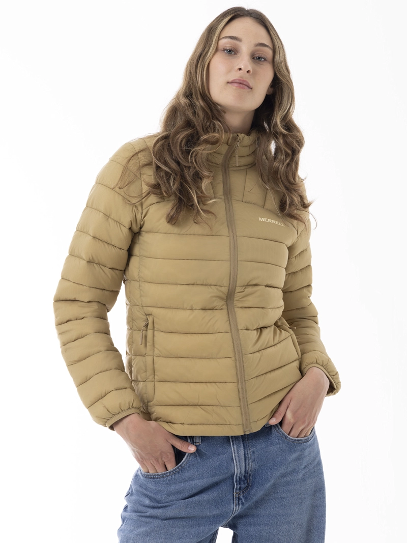 PARKA MUJER CORE QUILTED MOSTAZA MERRELL - 4