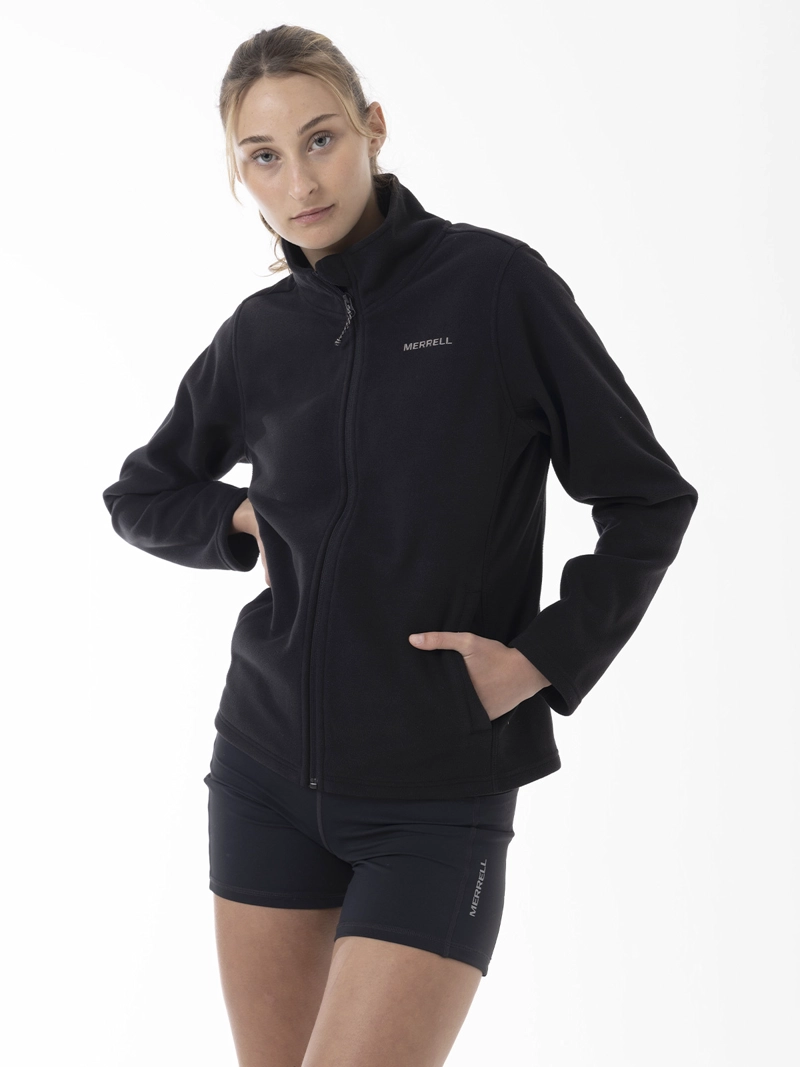 POLAR MUJER CORE FULL ZIPPER NEGRO MERRELL - 2