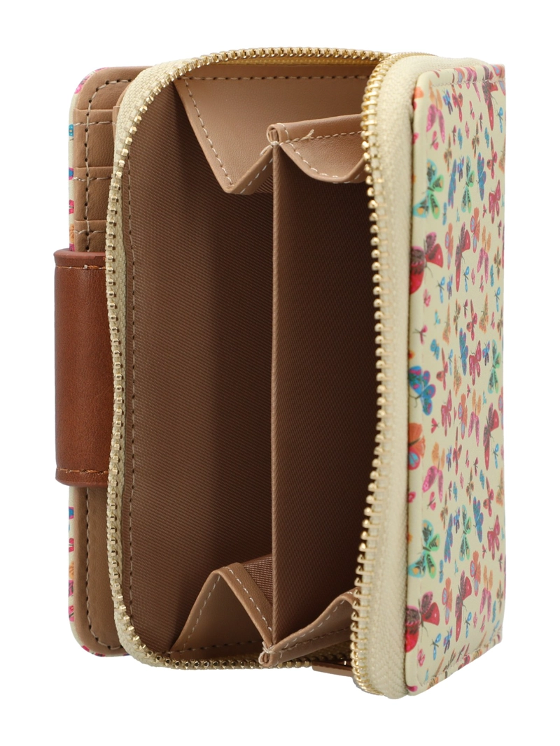 BILLETERA MUJER STRAP WALLET CREMA AZALEIA - 3