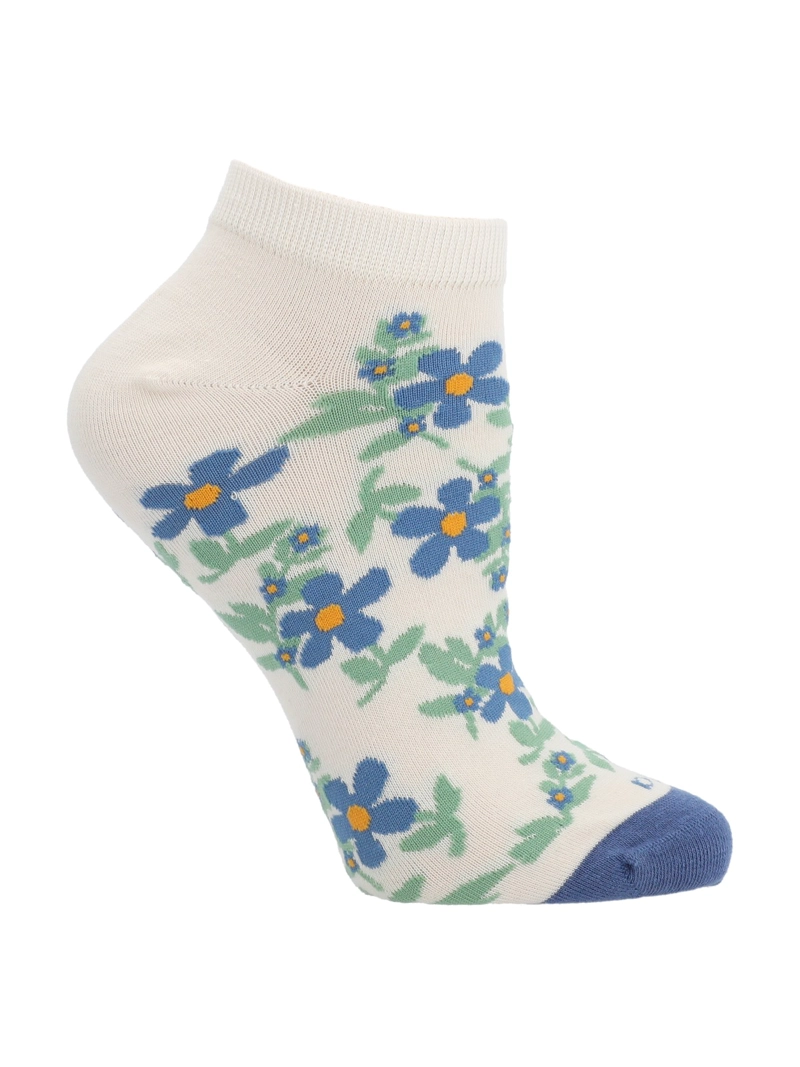 CALCETIN MUJER PED PETALOS CREMA AZALEIA - 1