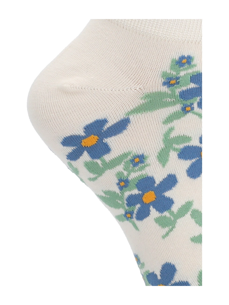 CALCETIN MUJER PED PETALOS CREMA AZALEIA - 2