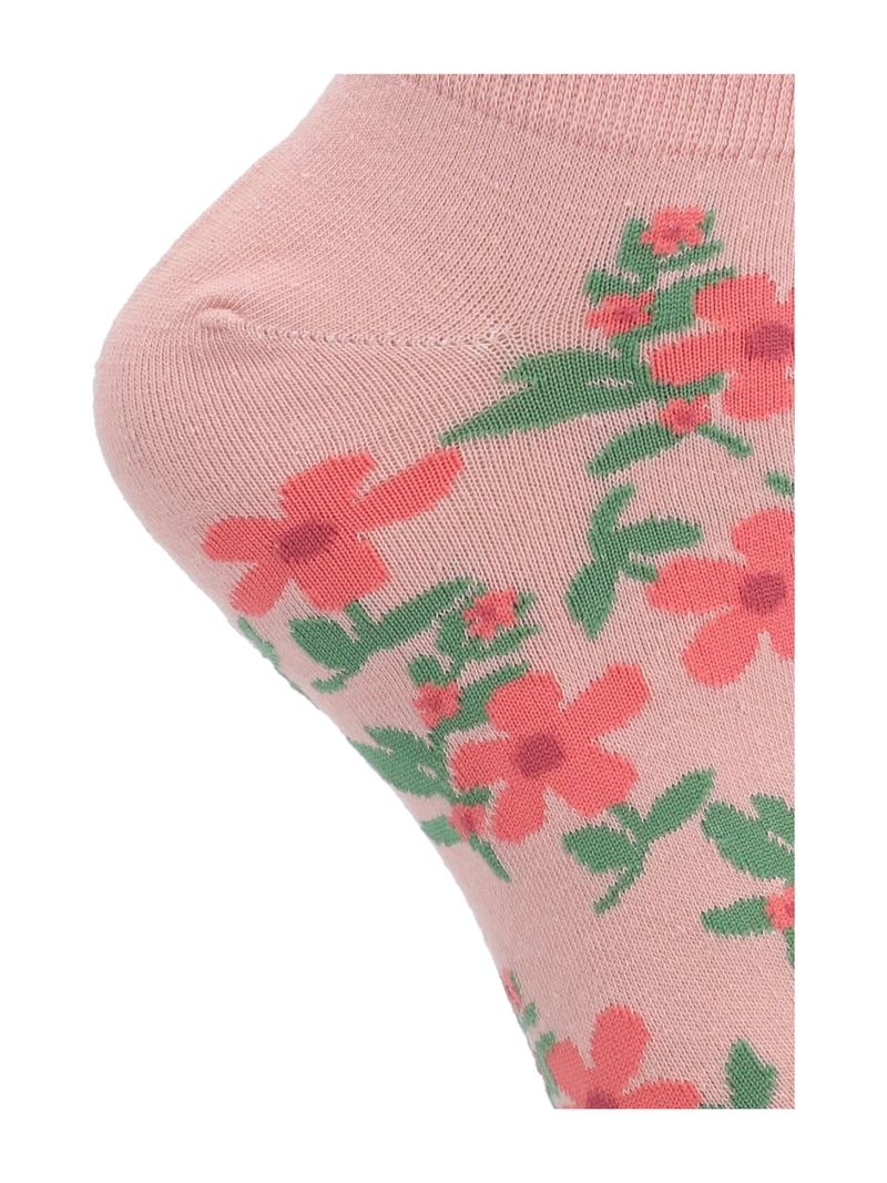 CALCETIN MUJER PED PETALOS ROSADO AZALEIA - 2
