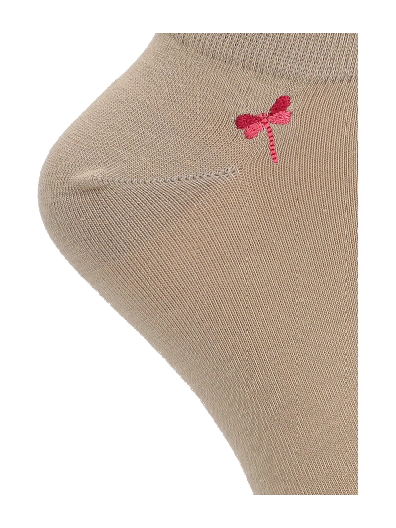 CALCETIN MUJER PED EMB LIBELU BEIGE AZALEIA - 2
