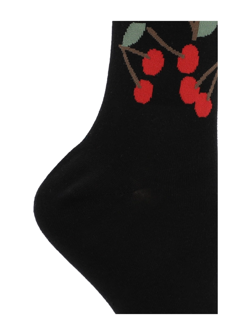 CALCETIN MUJER C ST CHERRIES NEGRO AZALEIA - 2
