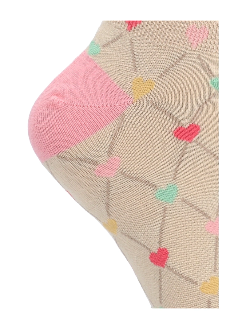 CALCETIN MUJER PED IN LOVE CREMA AZALEIA - 2