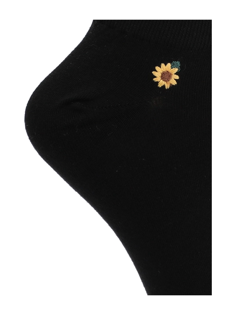 CALCETIN MUJER PED EMB GIRASO NEGRO AZALEIA - 2