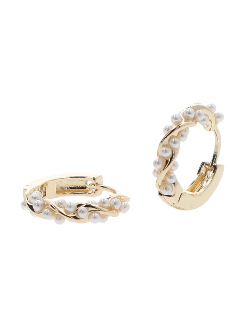 SET 7 AROS MUJER MIX SET METALIZADO DORADO AZALEIA - 9