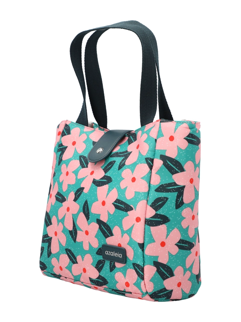 LONCHERA MUJER FLOWR LUNCHBOX TURQUESA AZALEIA - 2