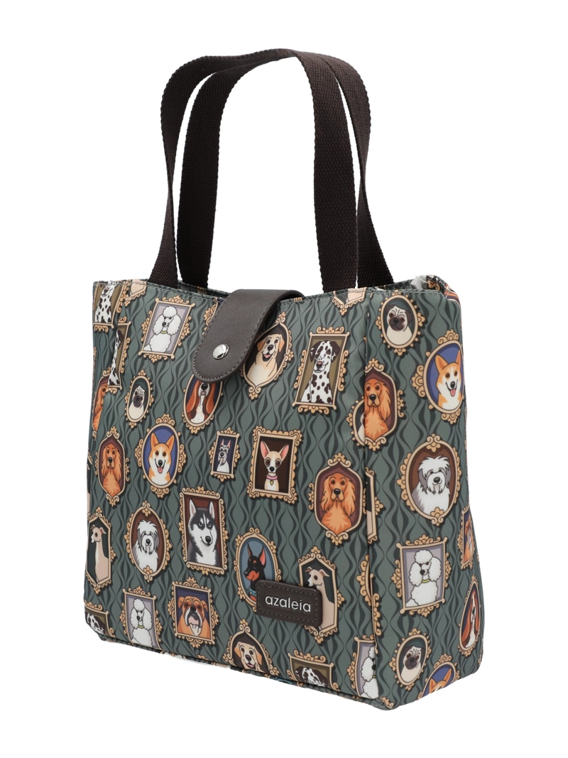 LONCHERA MUJER DOGS LUNCHBOX TAUPE AZALEIA - 2