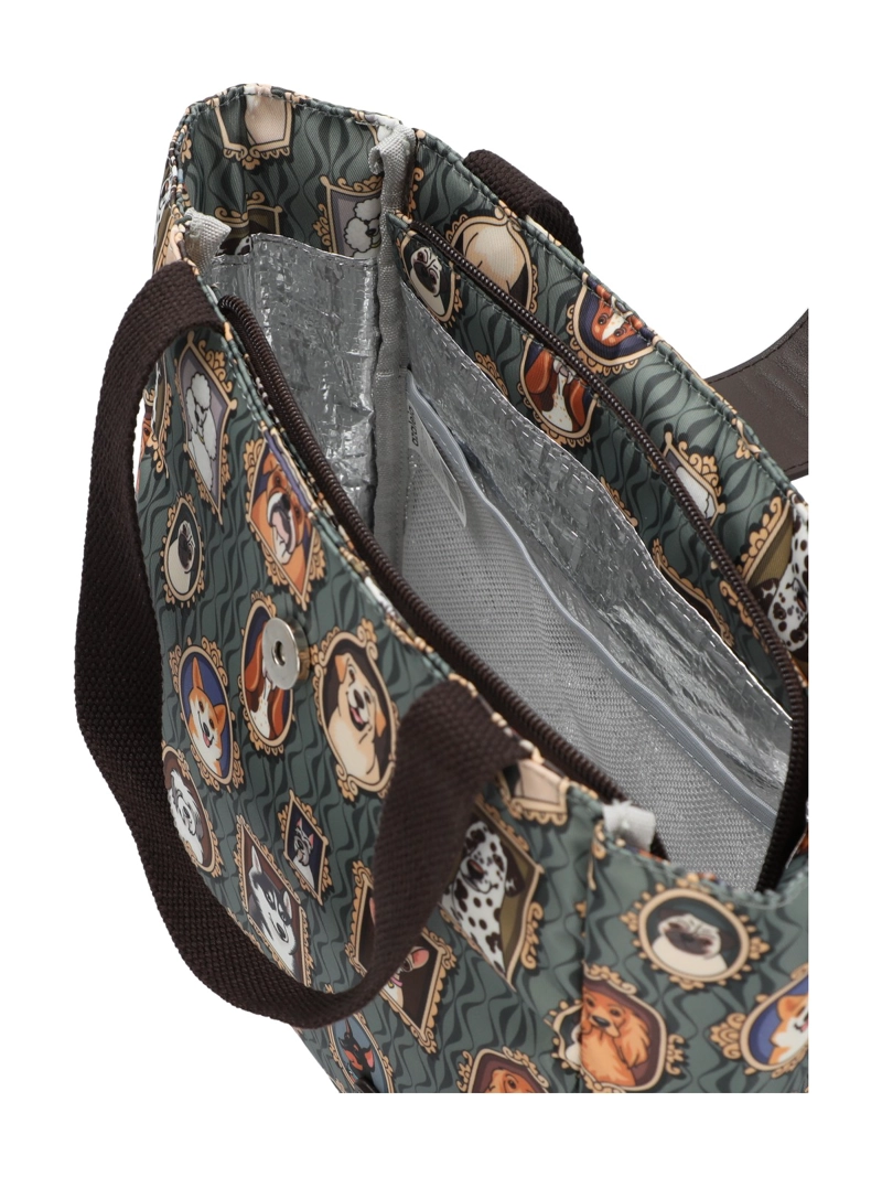LONCHERA MUJER DOGS LUNCHBOX TAUPE AZALEIA - 4