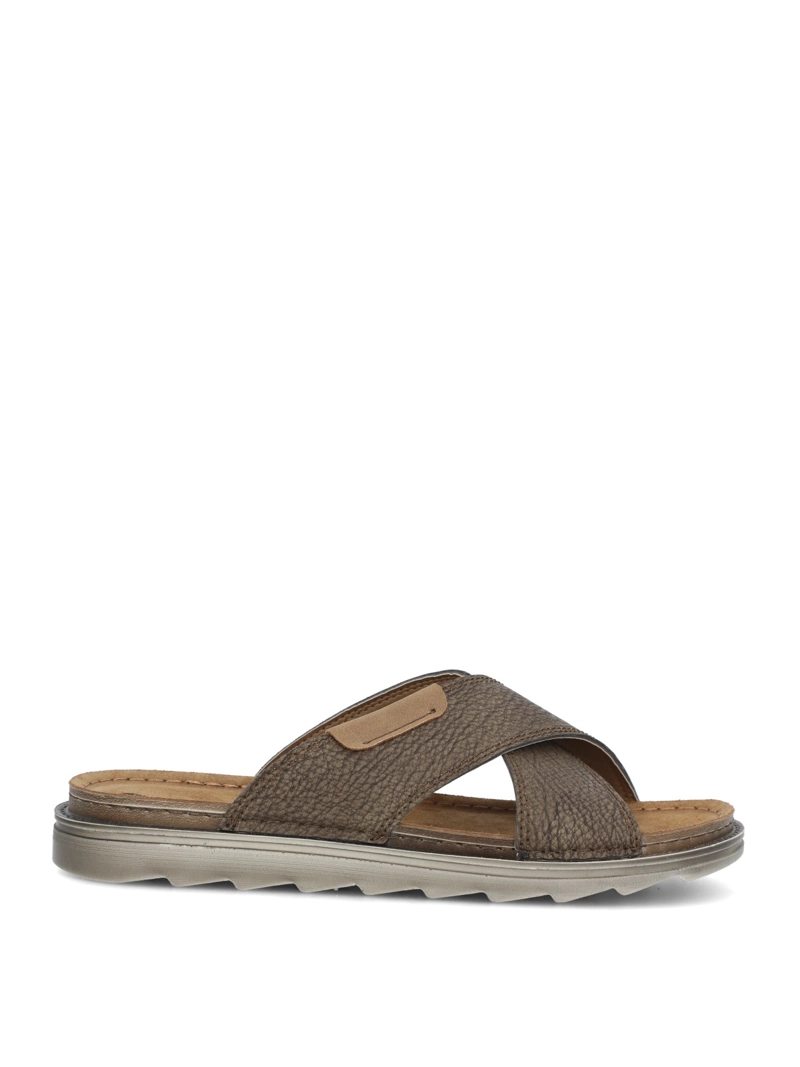 SANDALIA HOMBRE FARO CAFE  HUSH PUPPIES - 1