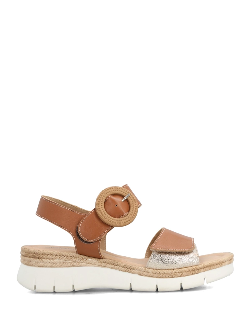 SANDALIA MUJER NELINA CAFE  HUSH PUPPIES - 1