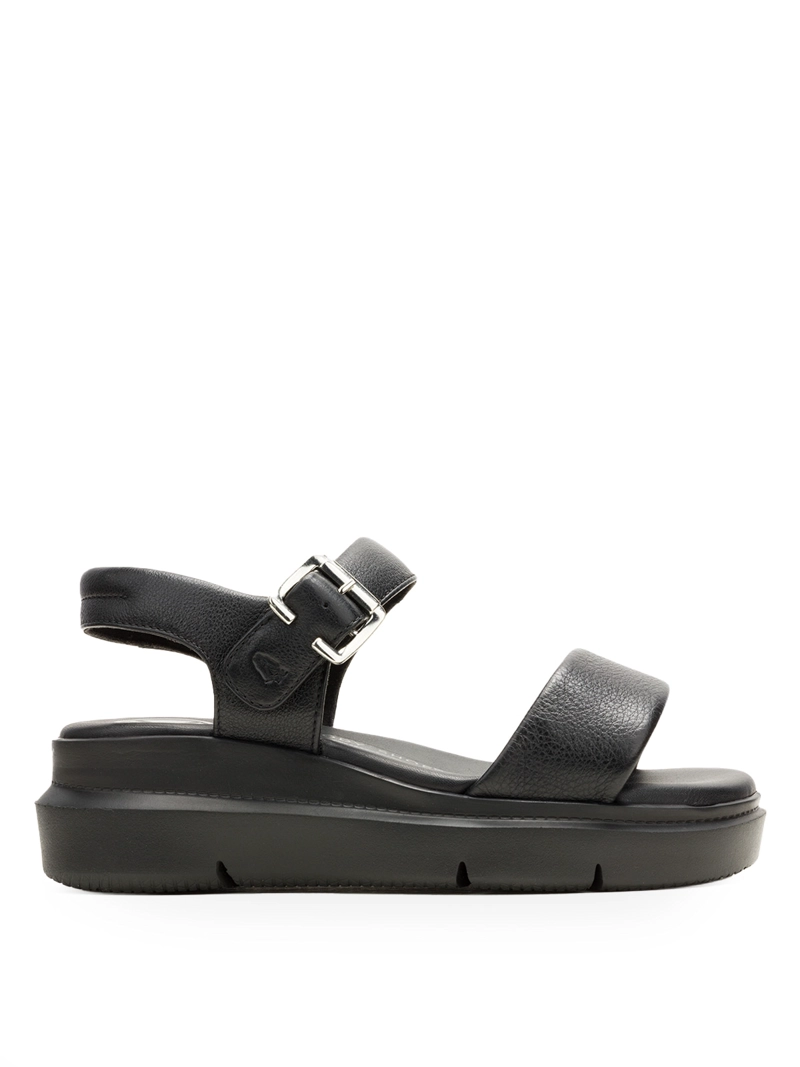 SANDALIA MUJER UPLIFT QTR STRAP NEGRO HUSH PUPPIES - 1