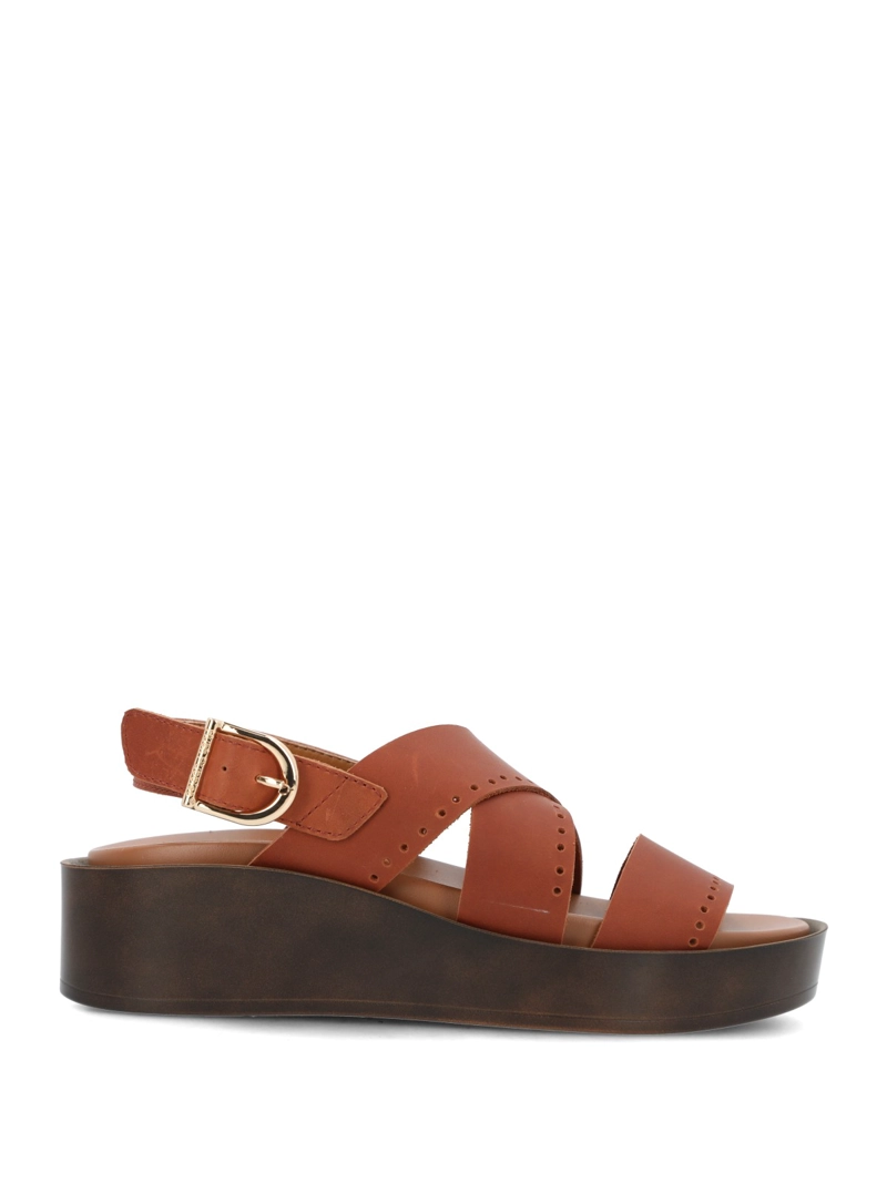 SANDALIA MUJER LUMENA ROJO HUSH PUPPIES - 1