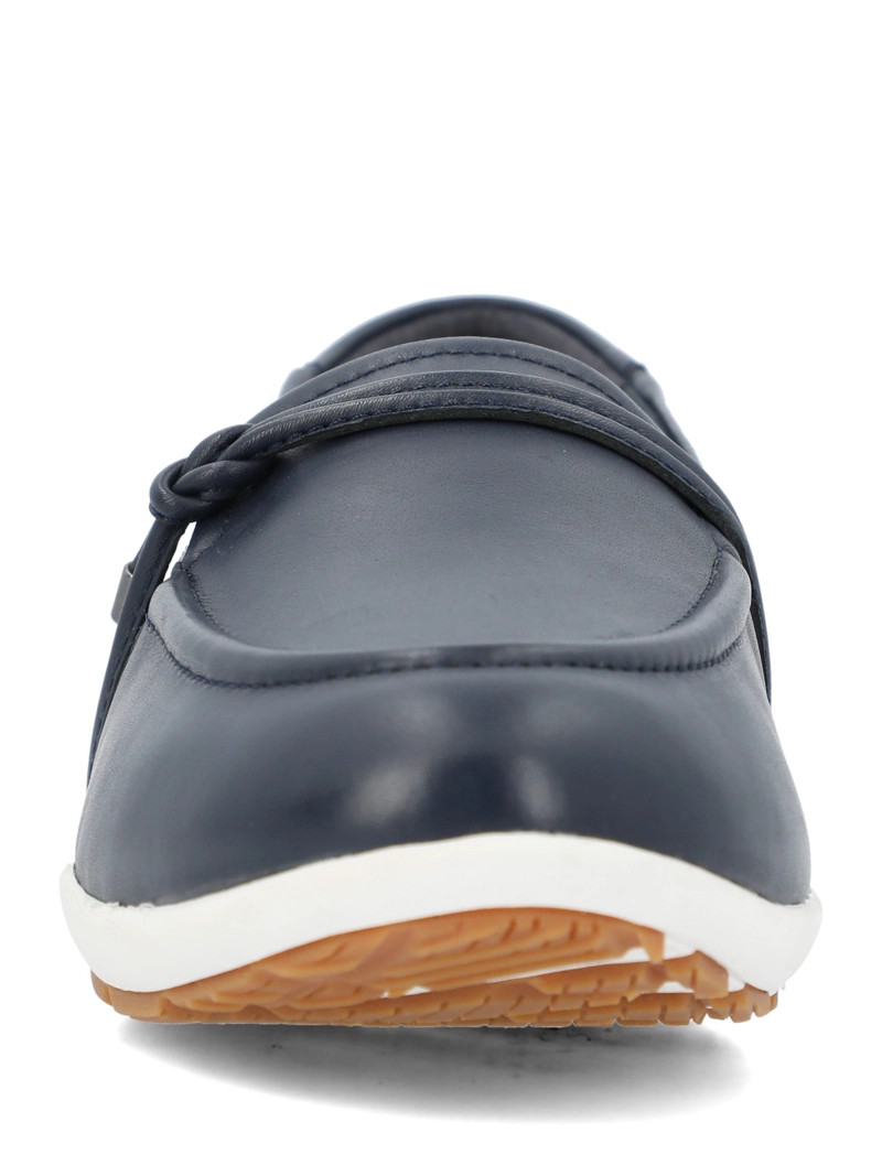 MOCASIN MUJER IVY TIE LOAFER AZUL HUSH PUPPIES - 4