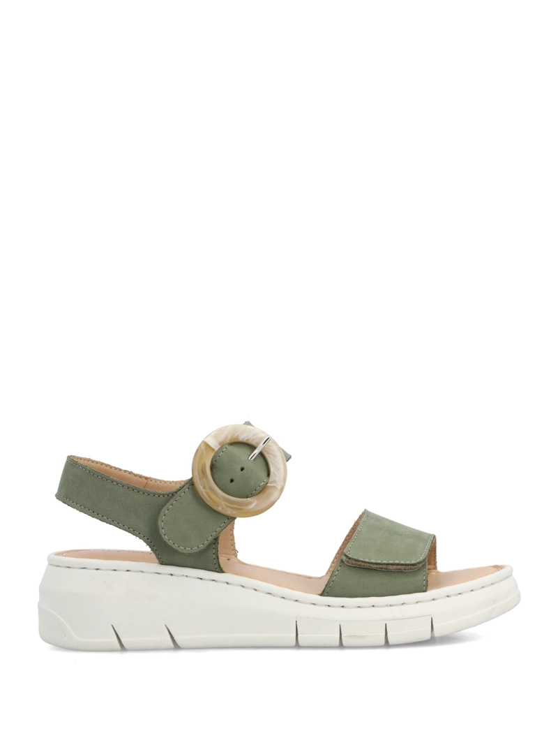 SANDALIA MUJER NELINA VERDE HUSH PUPPIES - 1