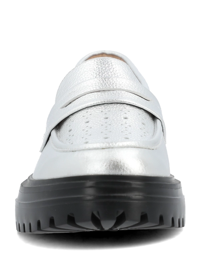 MOCASIN MUJER ENEAS PLATEADO HUSH PUPPIES - 4