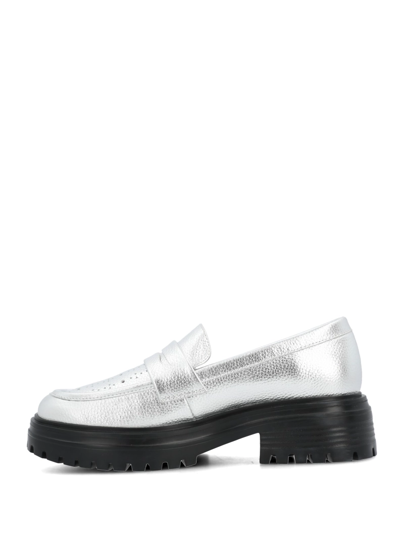 MOCASIN MUJER ENEAS PLATEADO HUSH PUPPIES - 6