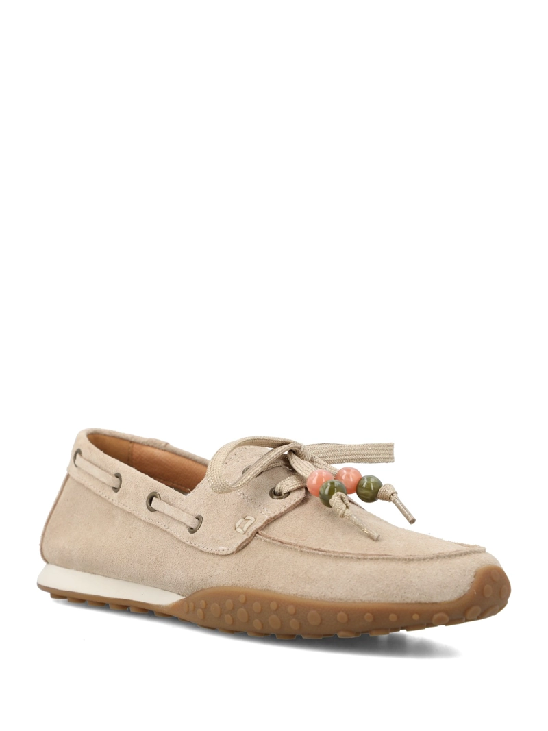 MOCASIN MUJER MOCARA BEIGE/CRUDO HUSH PUPPIES - 2