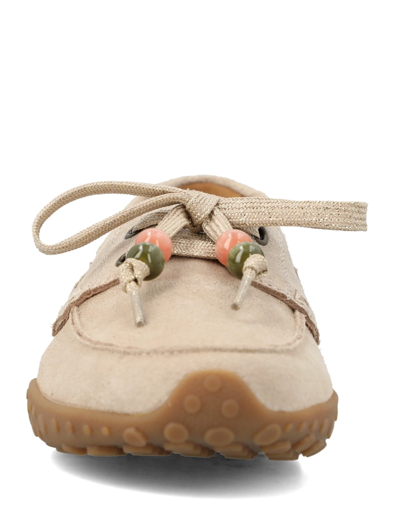 MOCASIN MUJER MOCARA BEIGE/CRUDO HUSH PUPPIES - 4