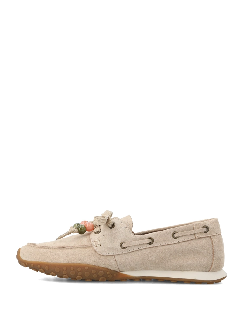 MOCASIN MUJER MOCARA BEIGE/CRUDO HUSH PUPPIES - 6