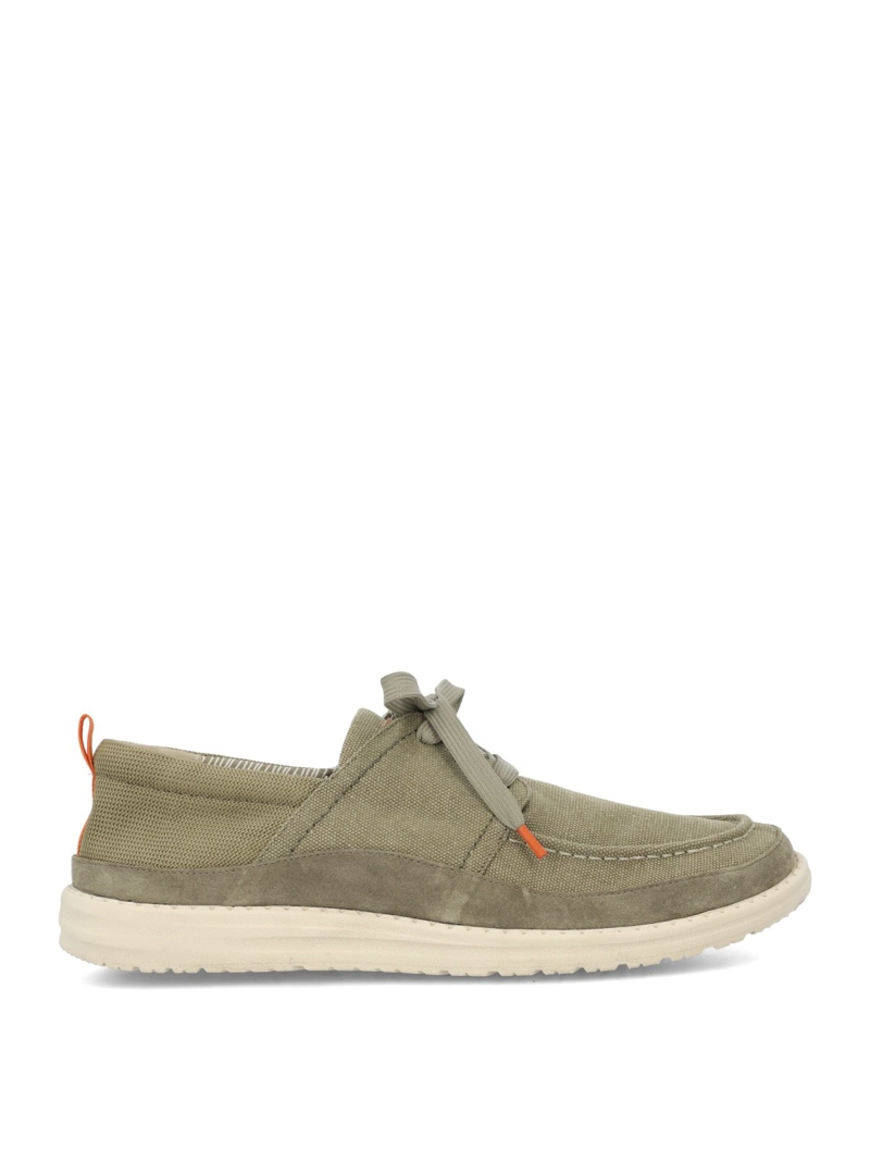 SLIP ON HOMBRE TALLDON VERDE HUSH PUPPIES - 1