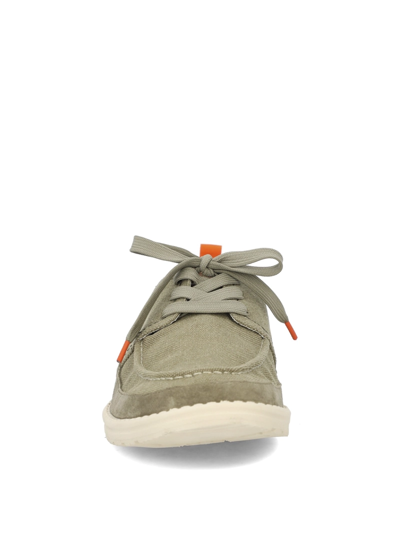 SLIP ON HOMBRE TALLDON VERDE HUSH PUPPIES - 4