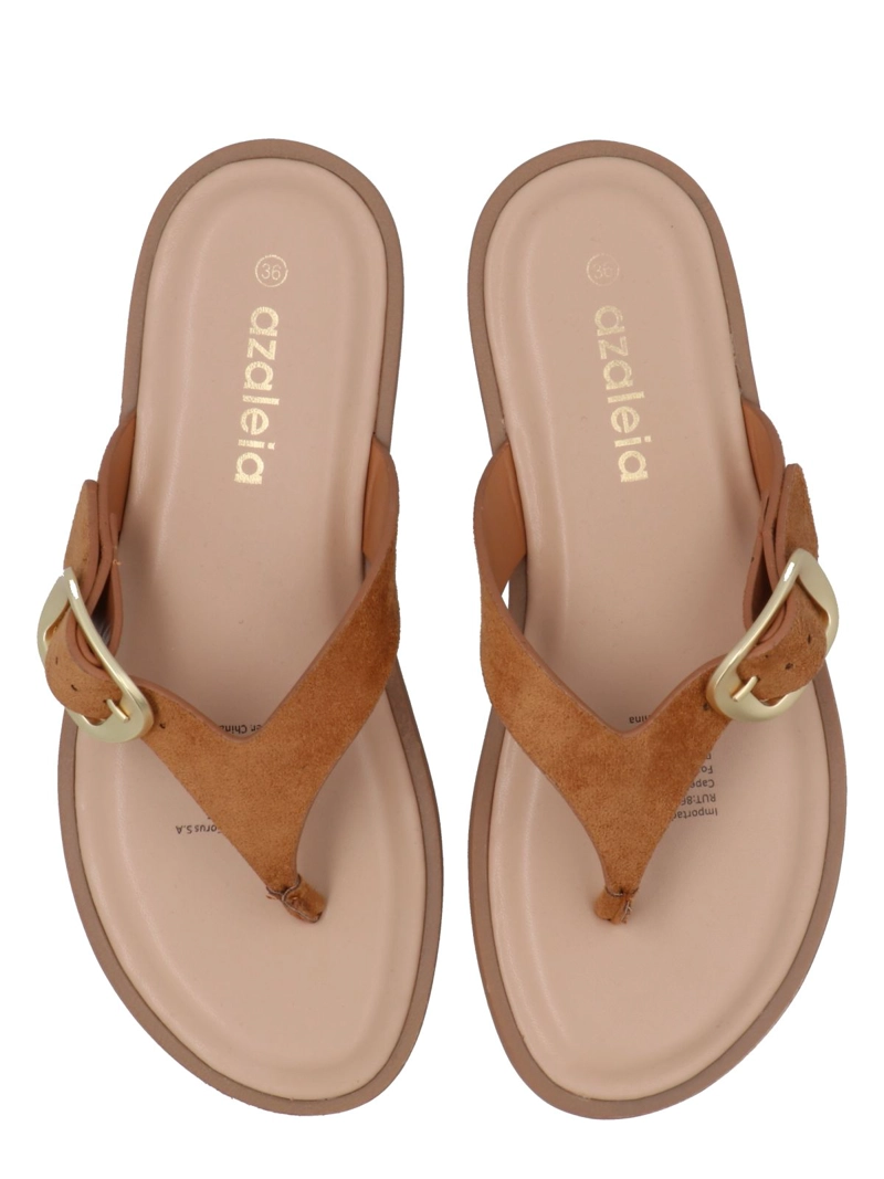 SANDALIA MUJER SIRENA CAMEL AZALEIA - 8