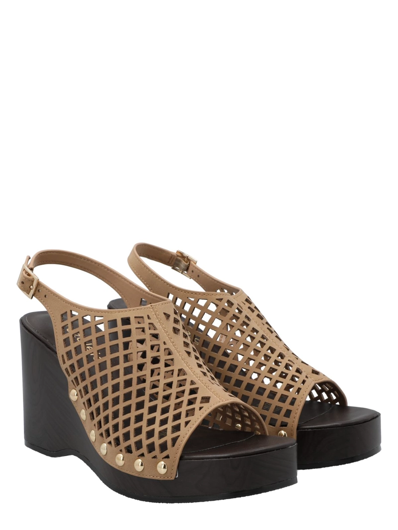 SANDALIA MUJER LAUREN BEIGE AZALEIA - 9