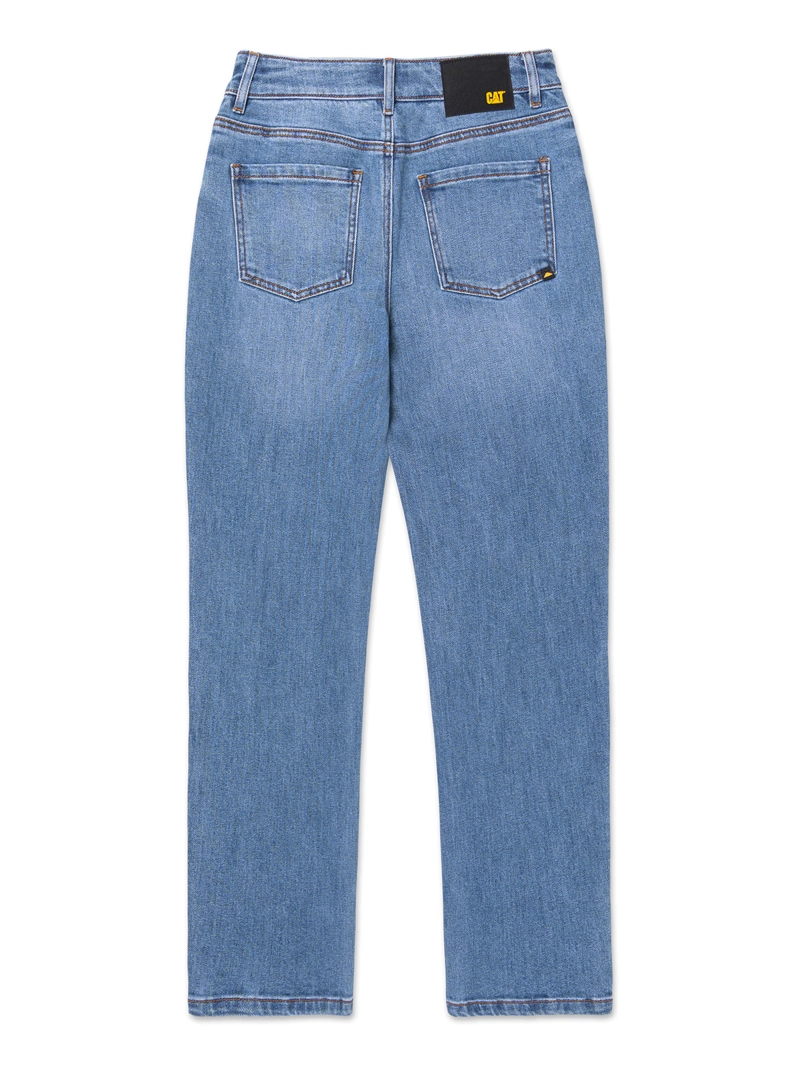 JEANS DENIM HIGH-RISE STRA MUJER CELESTE CAT - 2
