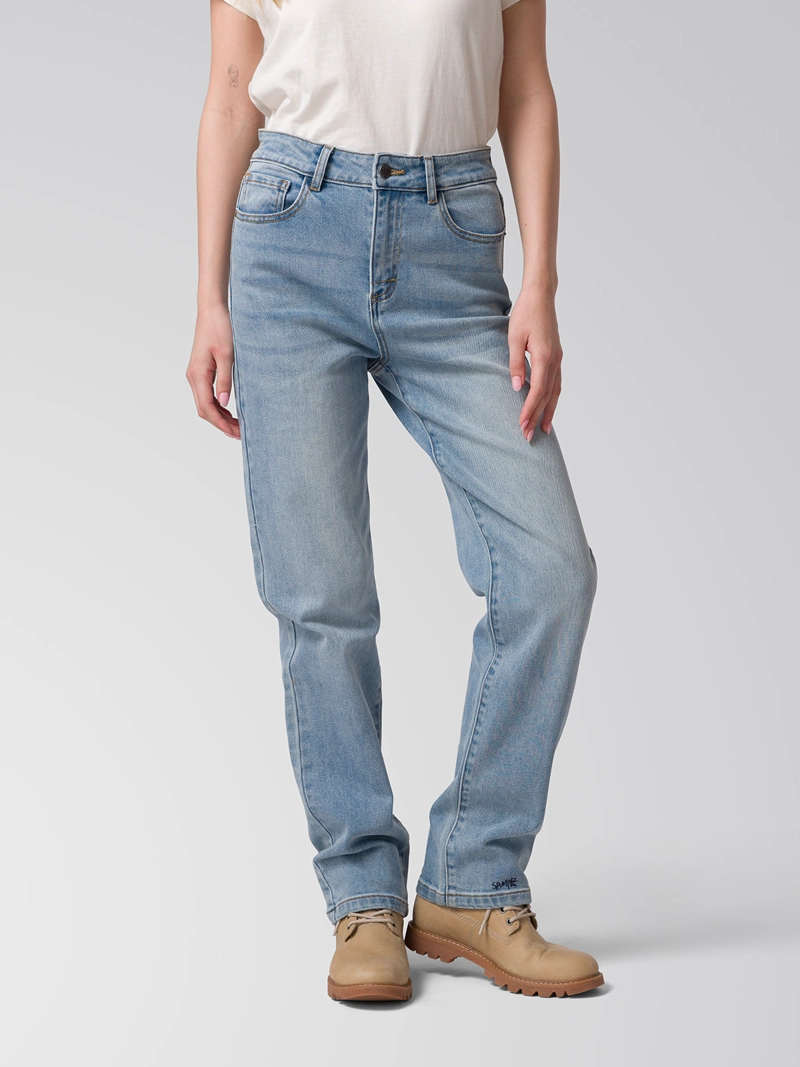 JEANS DENIM HIGH-RISE STRA MUJER CELESTE CAT - 4