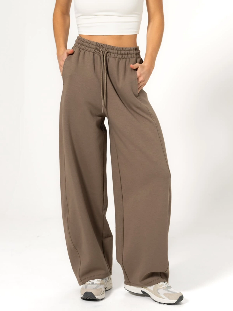 PANTALON MUJER BALLOON TAUPE BSOUL - 1