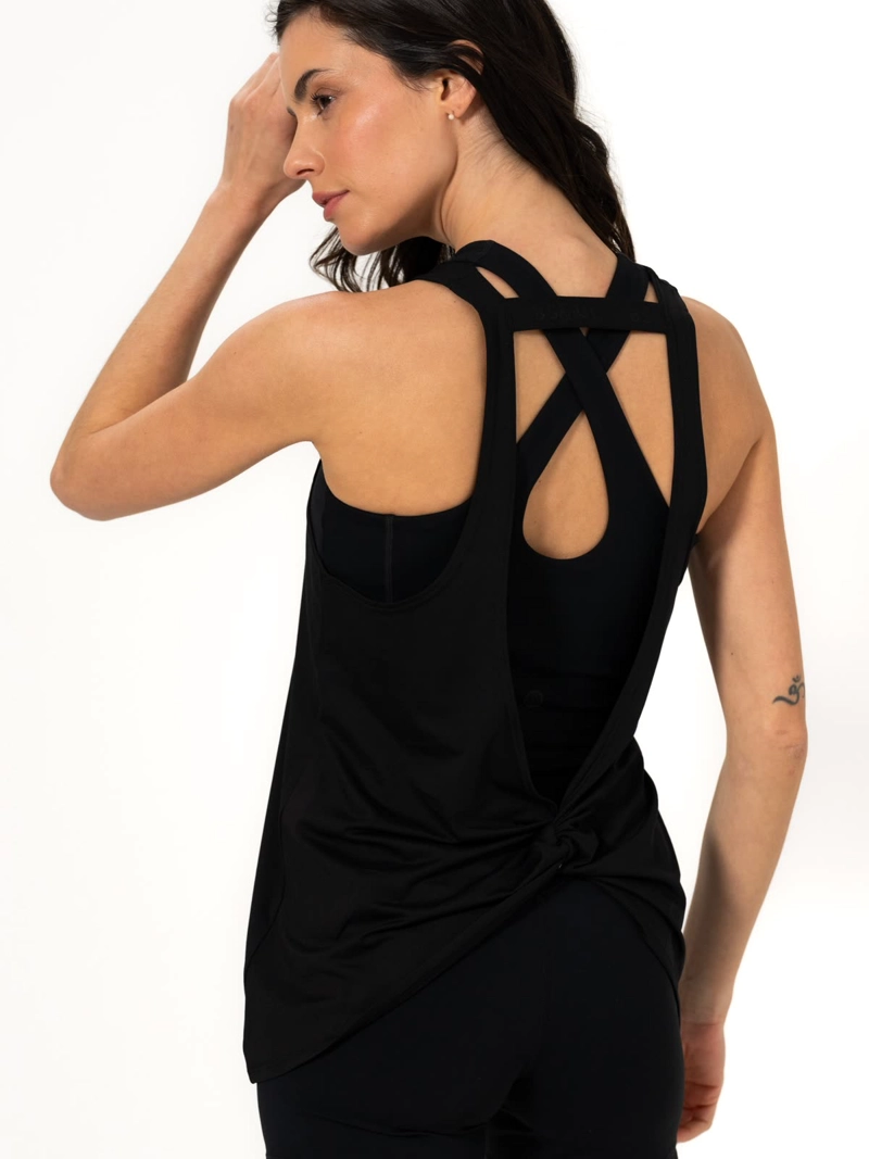POLERA TANK CLOE REC NEGRO MUJER BSOUL - 2