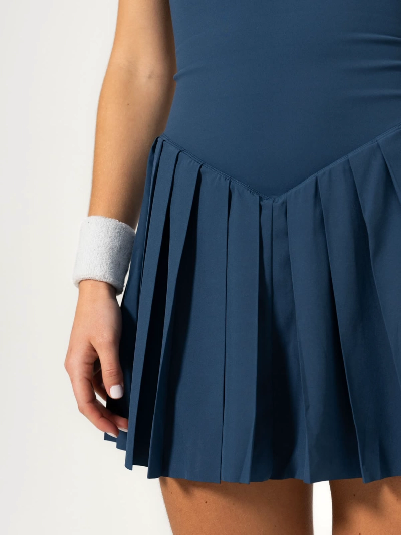 VESTIDO SKORT DRESS ALOE AZUL MUJER BSOUL - 5