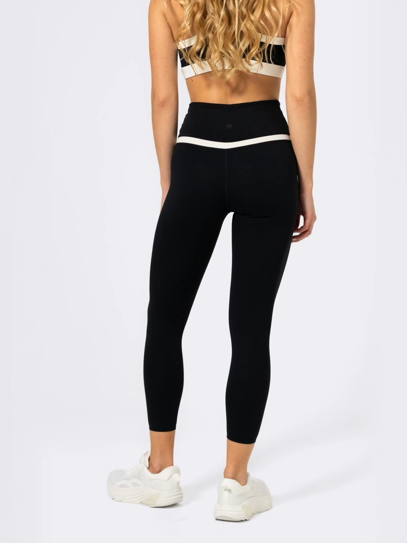 CALZA ANKLE BIANCA ALOE NEGRA MUJER BSOUL - 4