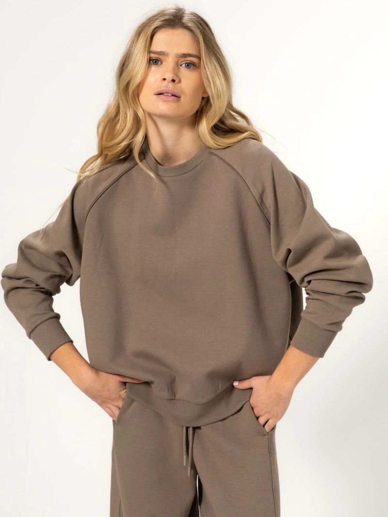 POLERON MUJER BALLOON TAUPE BSOUL - 1