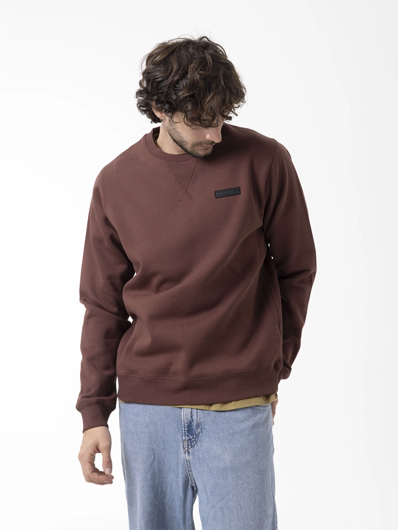 POLERON HOMBRE URBAN ESSENTIAL CREWNECK CAFE  MERRELL - 2