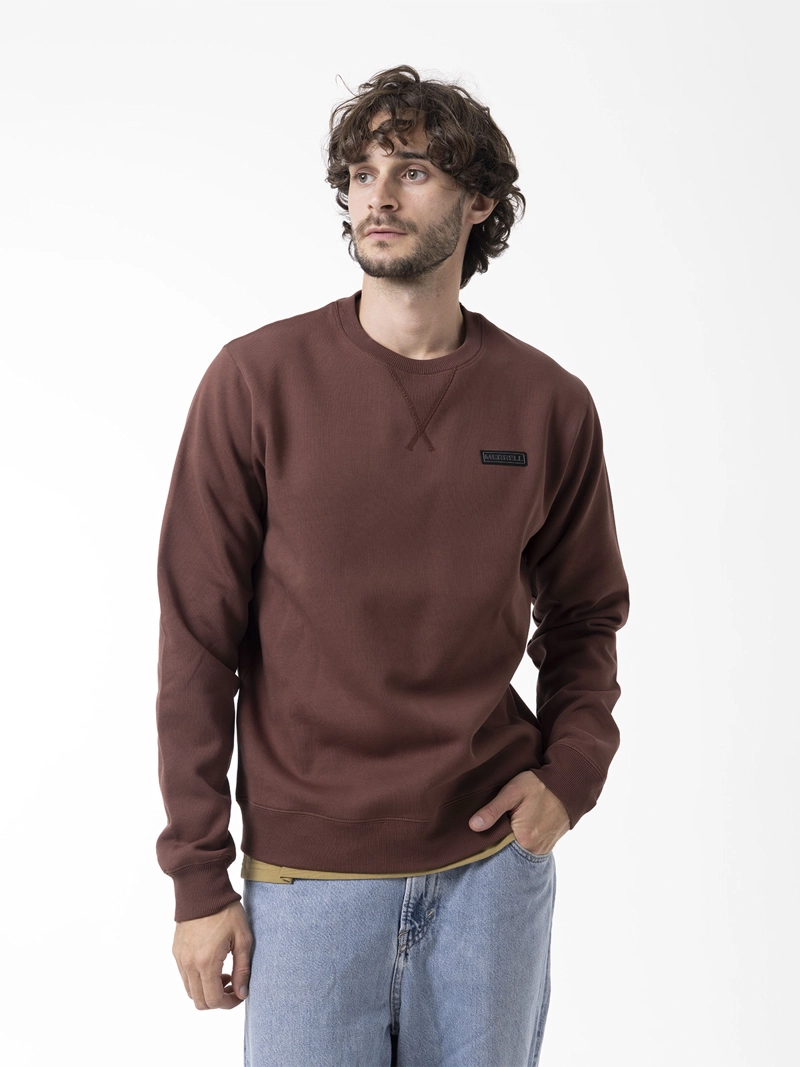 POLERON HOMBRE URBAN ESSENTIAL CREWNECK CAFE  MERRELL - 4