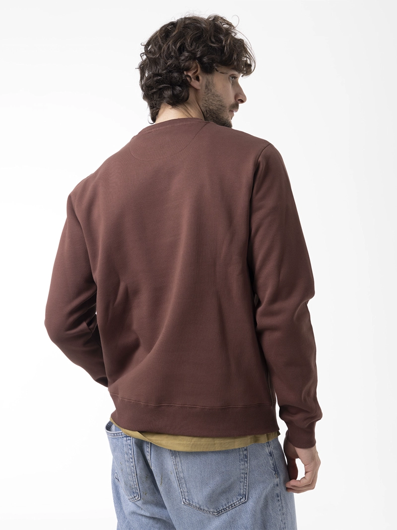 POLERON HOMBRE URBAN ESSENTIAL CREWNECK CAFE  MERRELL - 6