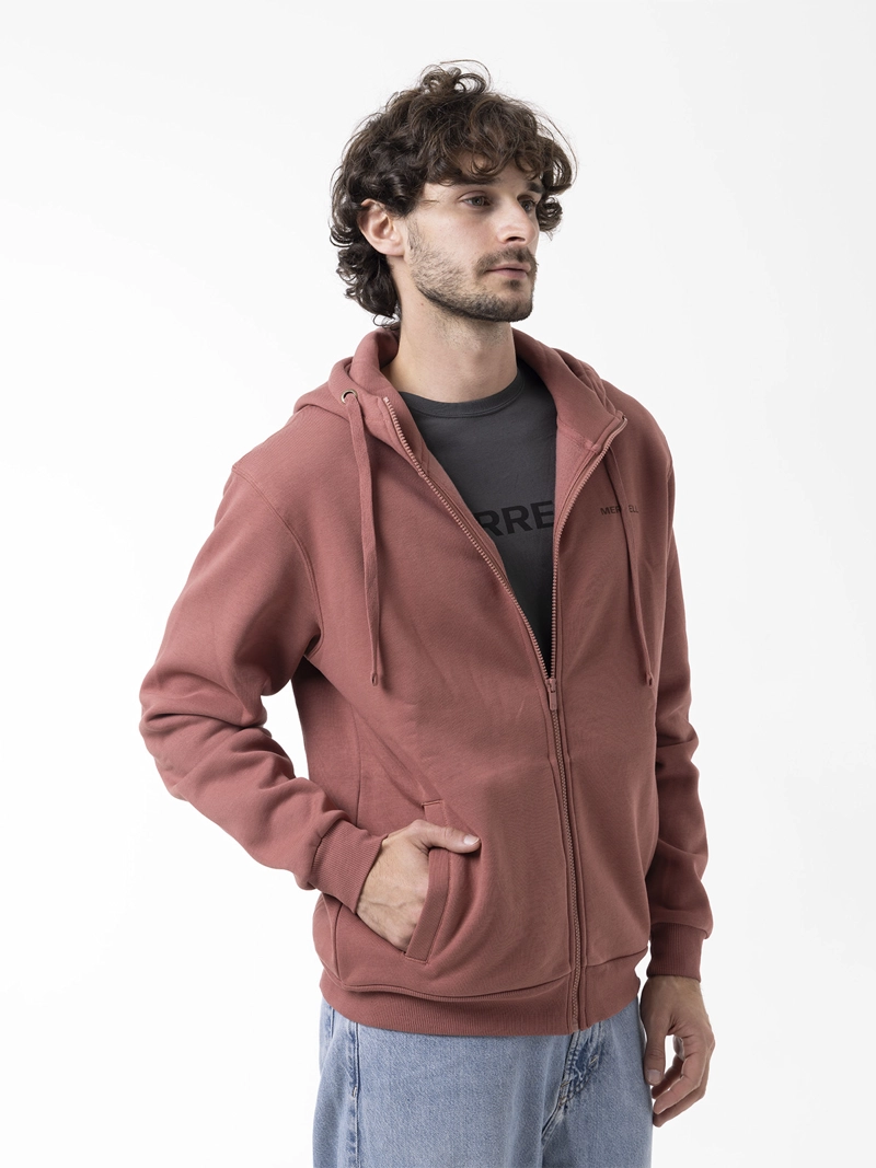 POLERON HOMBRE URBAN HOODIE ROJO MERRELL - 2