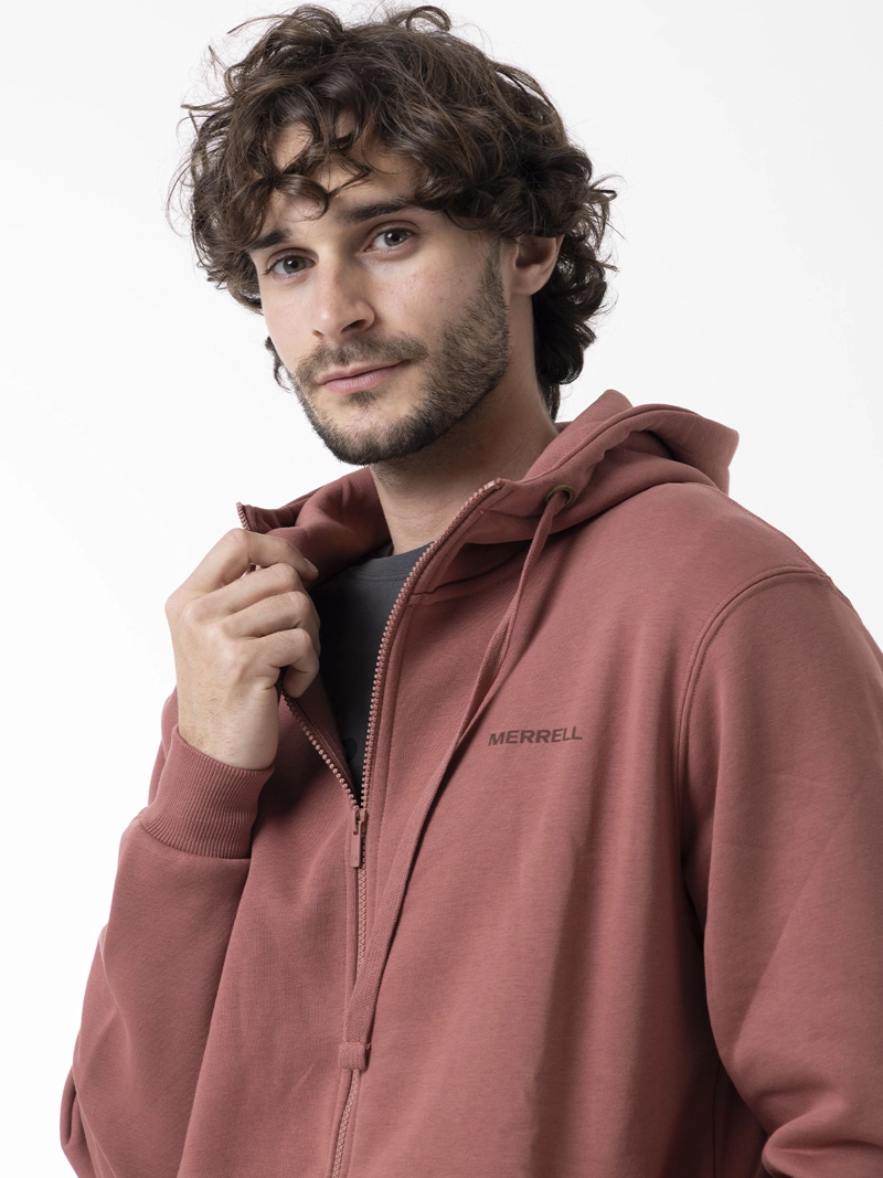 POLERON HOMBRE URBAN HOODIE ROJO MERRELL - 4